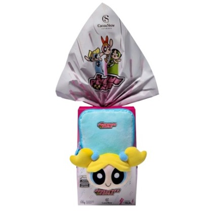 Ovo de Páscoa ao Leite Meninas Superpoderosas Bolsa Lindinha 170g