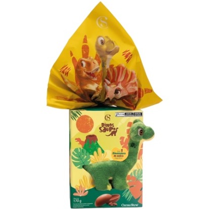 Ovo de Páscoa Pelúcia de Ombro Dylan com Imã 170g