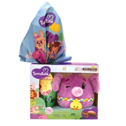 Ovo de Páscoa ao Leite Almofada TurmaTube 170g