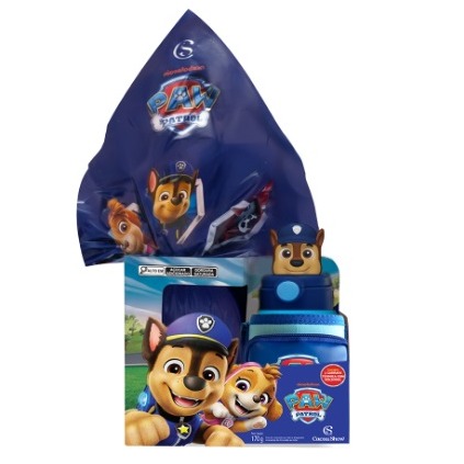 Ovo de Páscoa Patrulha Canina Garrafa Chase 170g