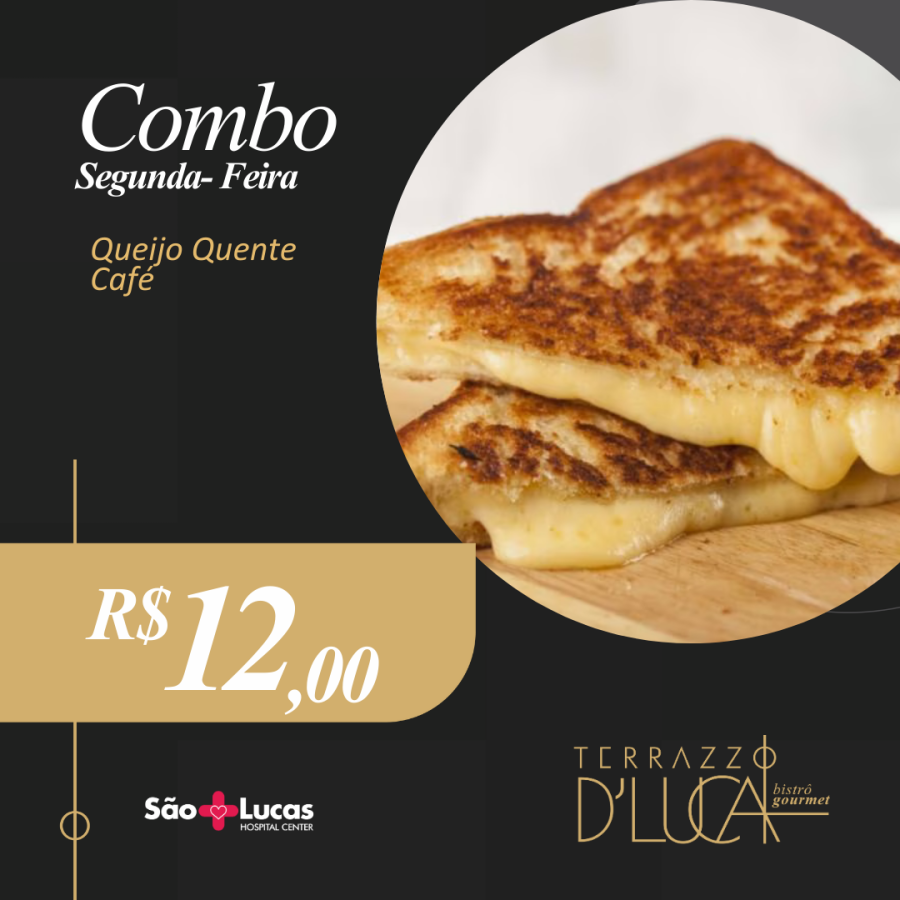 Combo do dia: Queijo quente com chá de maçã verde