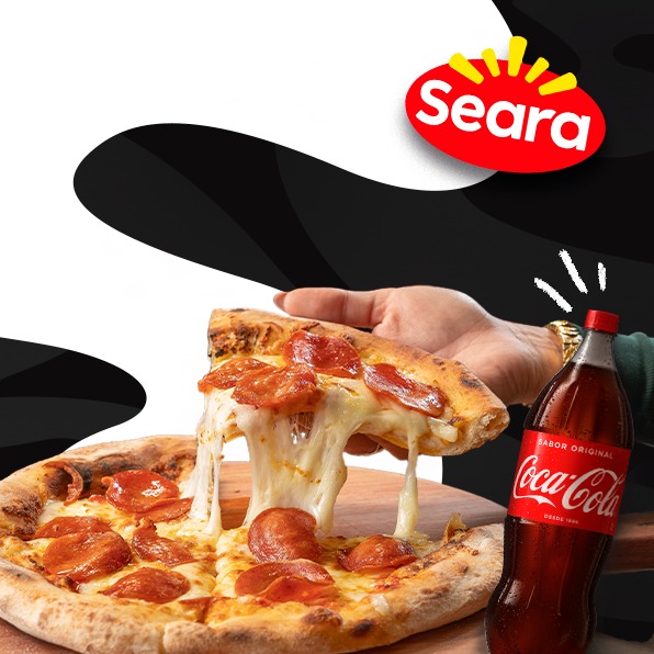 1 pizza de calabresa 40cm + refri 2L