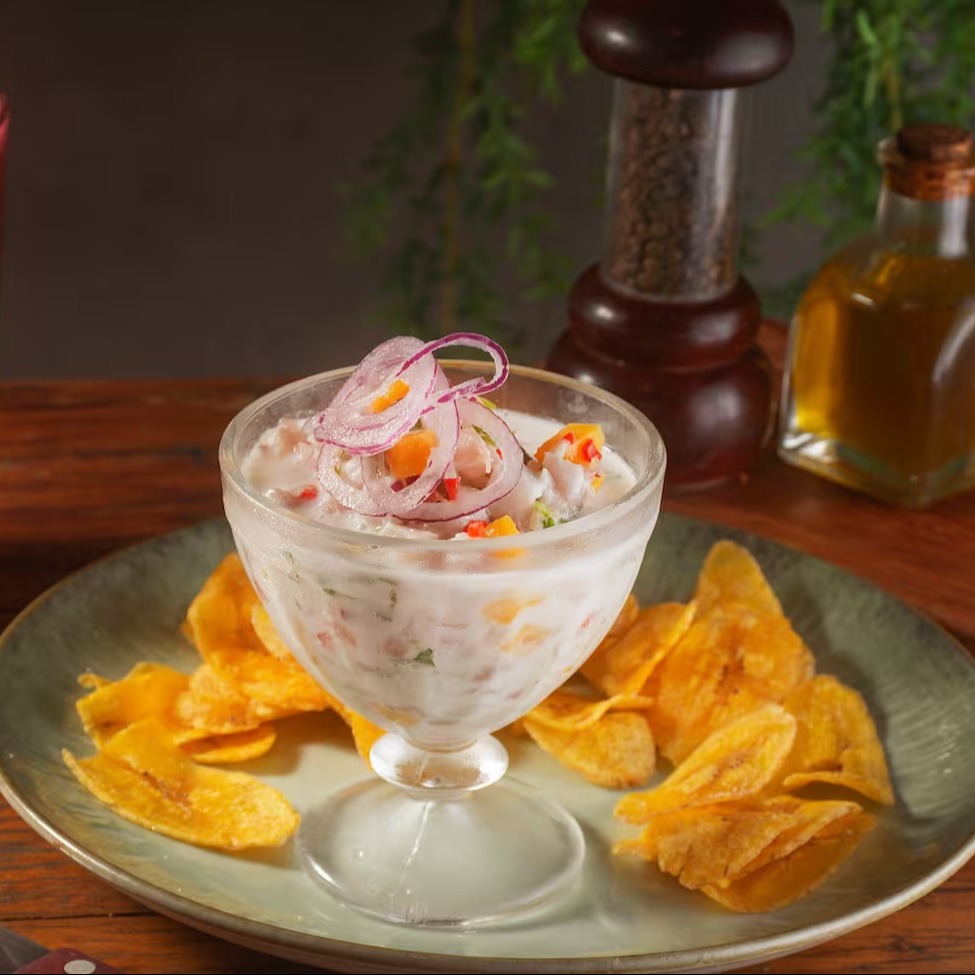 Ceviche Tailandês de Peixe Branco