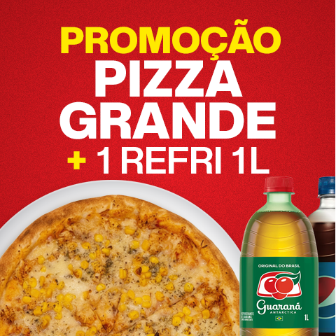 Pizza Grande + Refri 1L (02 Sabores)