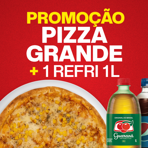 Pizza Grande + Refri 1L (01 Sabor)