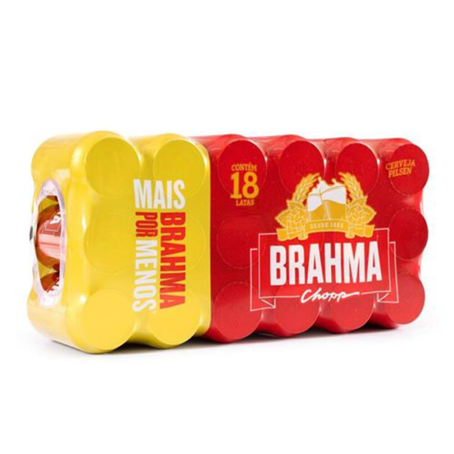 BRAHMA 350ML PACK COM 18 UNID
