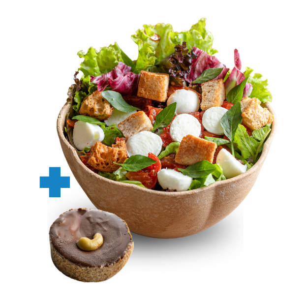 Combo Salada/bowl + Sobremesa