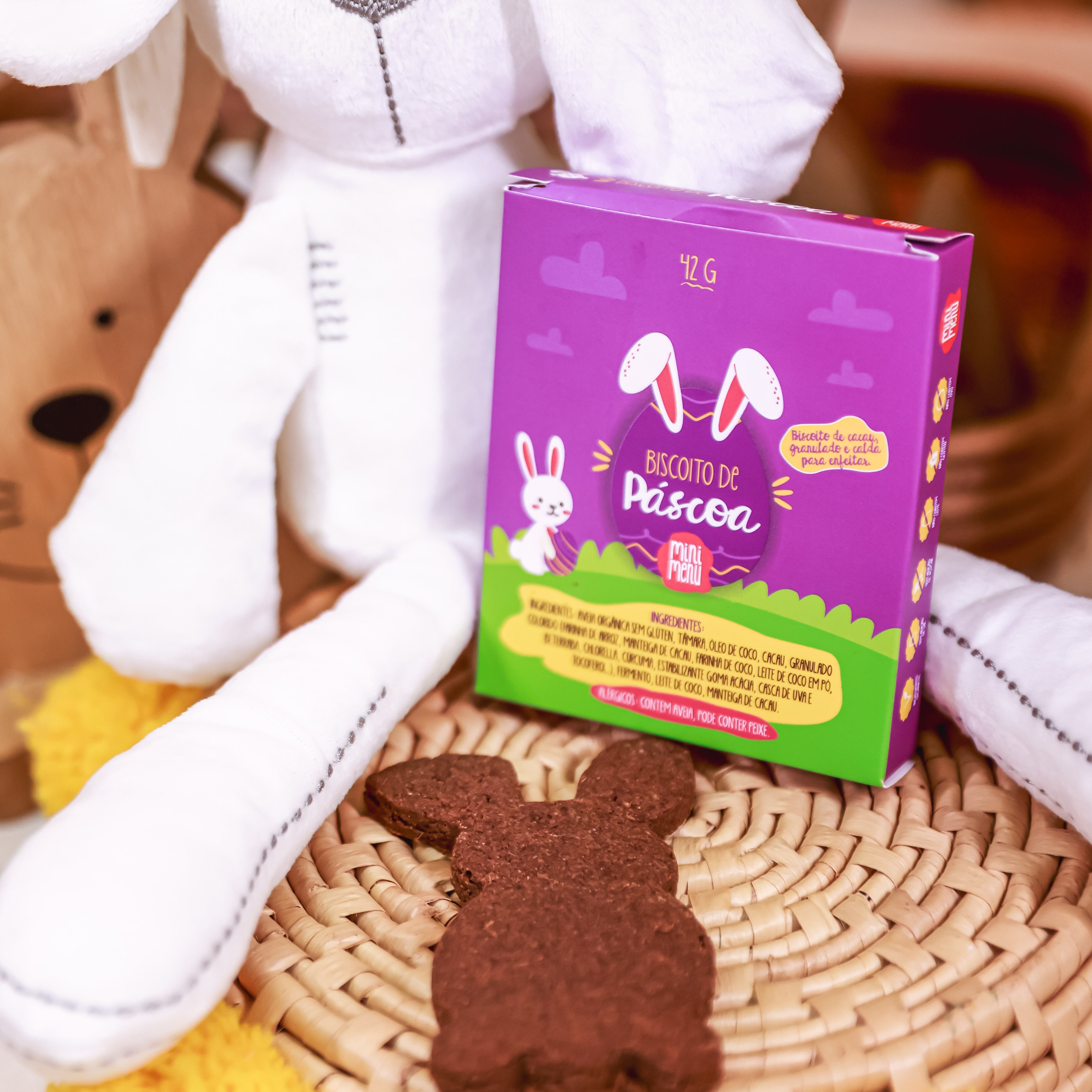 Kit Coelhinho + Coelho biscoito