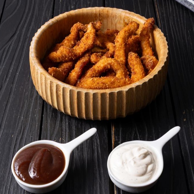 Isca de frango empanada-  400gm