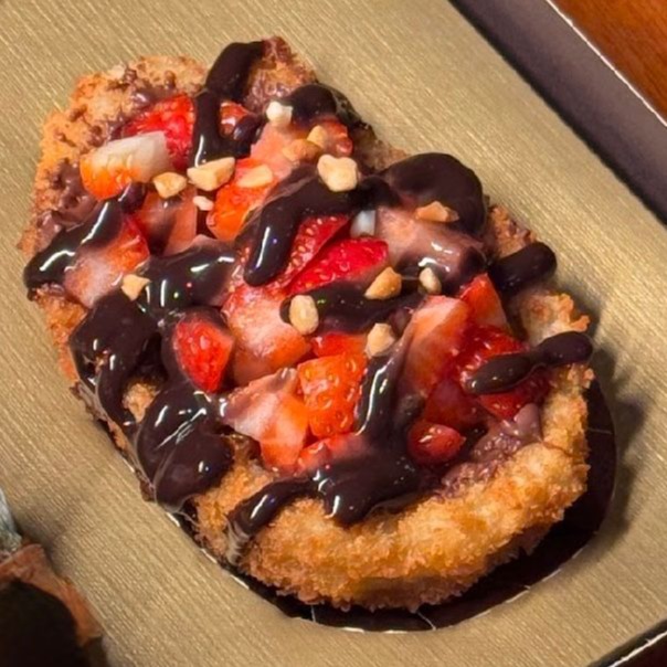 Ovo Morango com Nutella