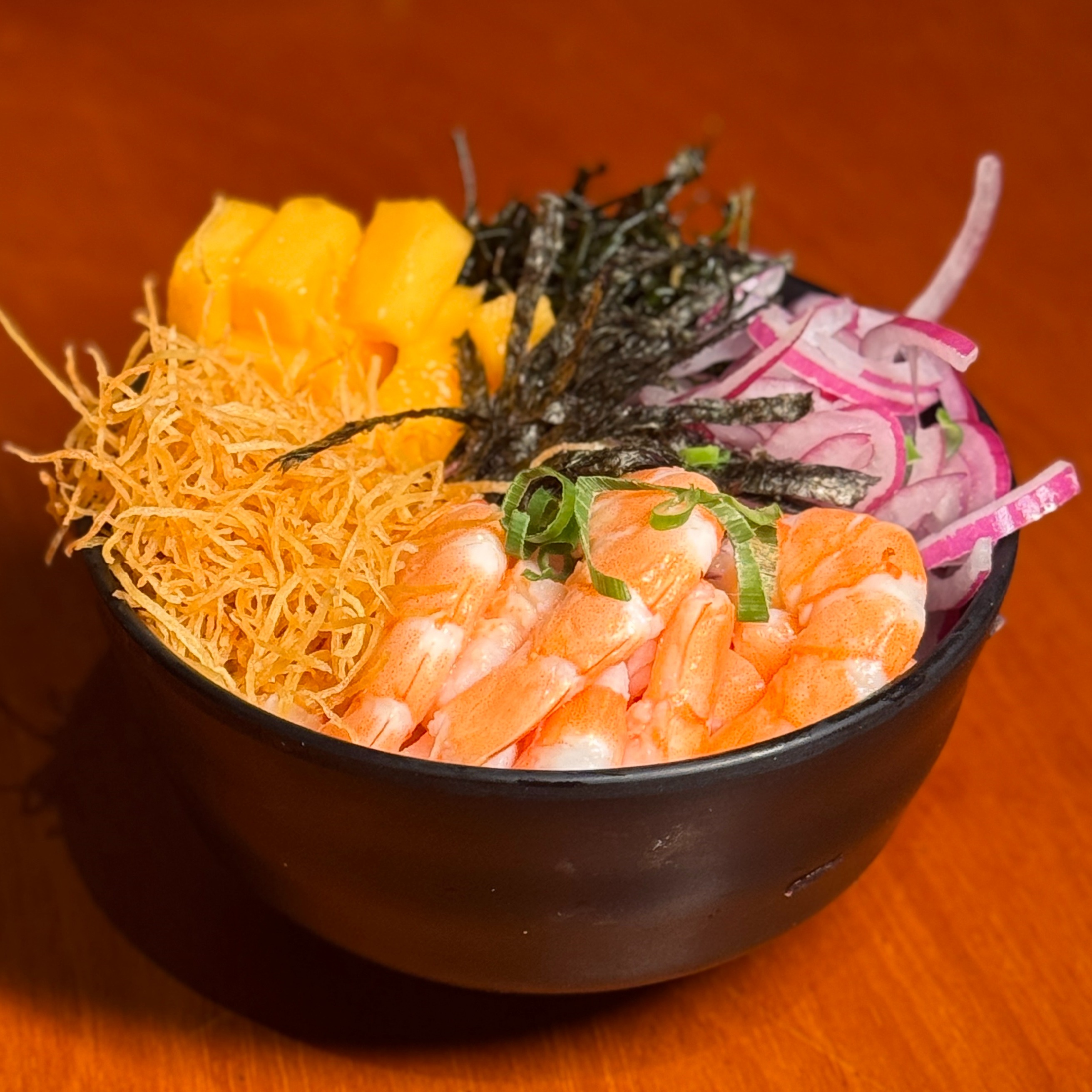 POKE CAMARÃO ALHO E ÓLEO + COCA COLA GRÁTIS