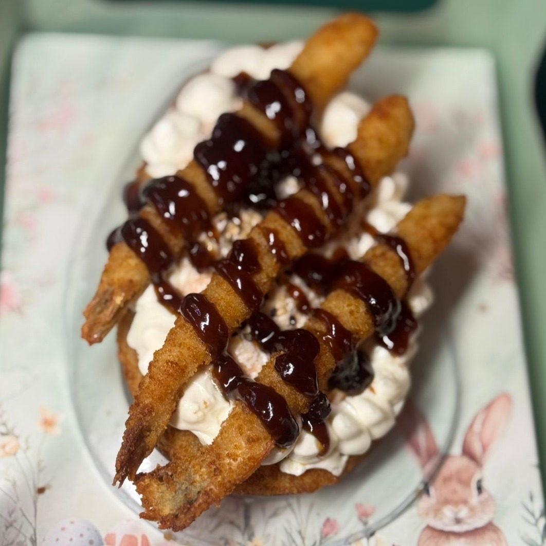 Ovo sushi especial camarão