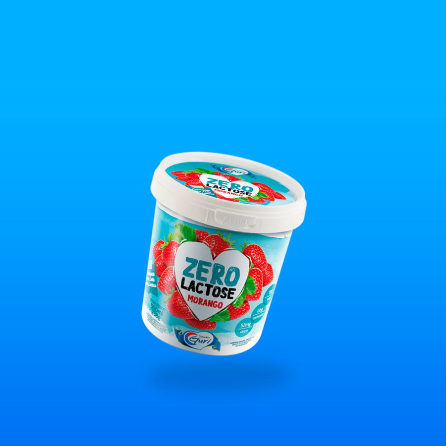 Copo Zero Lactose Morango 500 ML