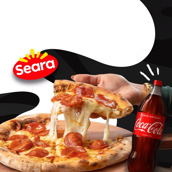 1 pizza de calabresa 40cm + refri 1,5l