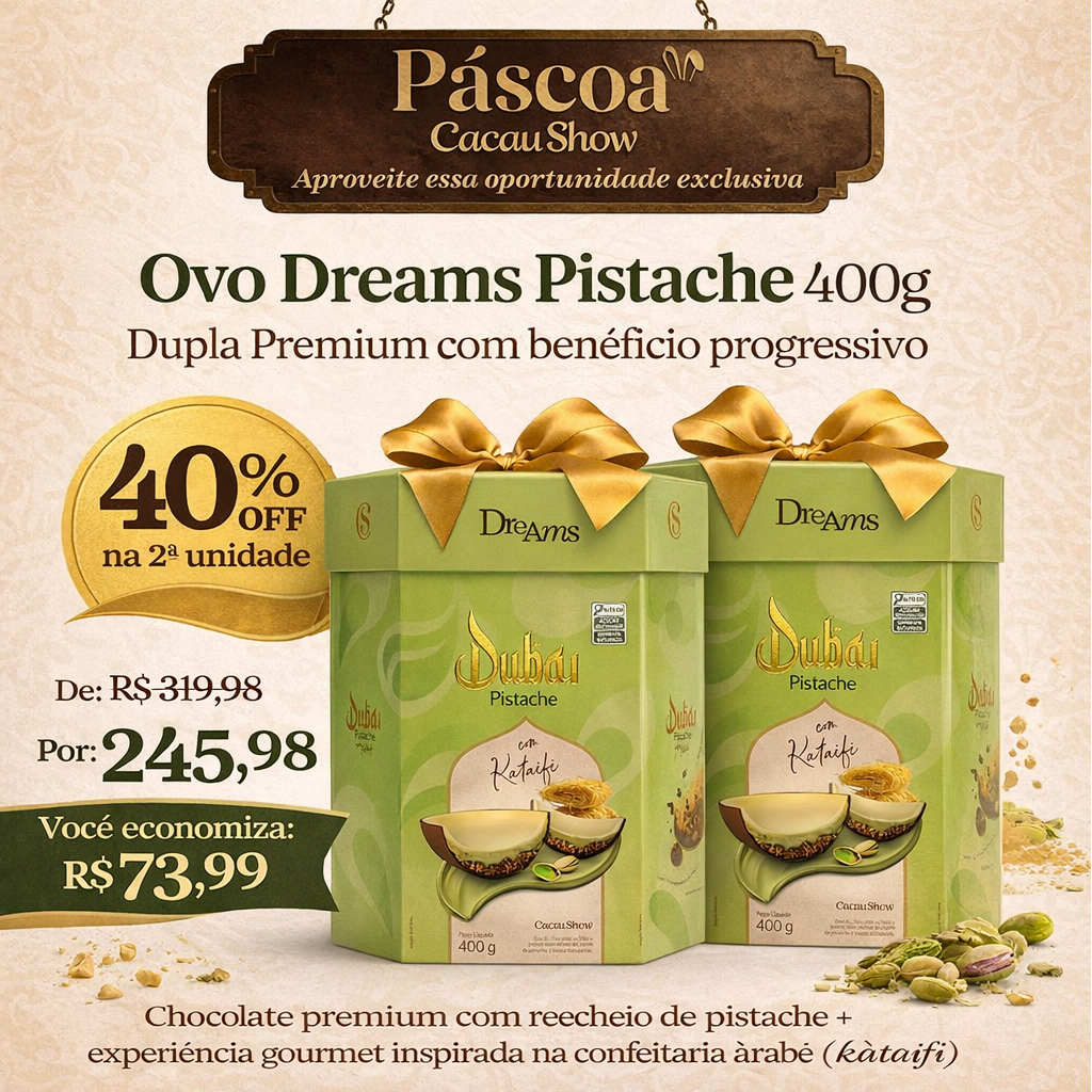 2X OVOS DREAMS PISTACHE KATAIFFE