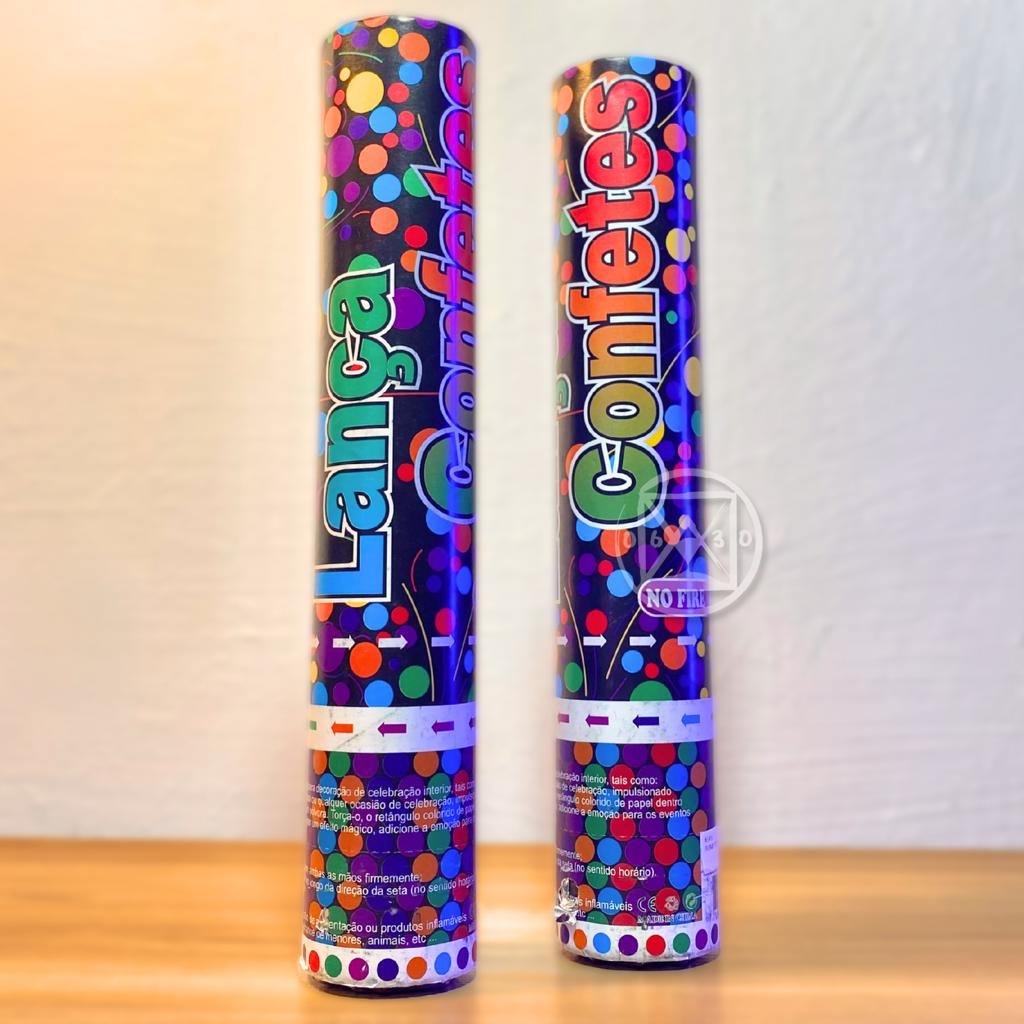 BONECOS GIGANTES LANCA CONFETES - 1 UNID