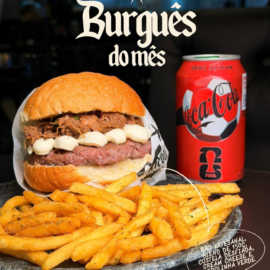 Burguês de Abril + Fritas + Refri