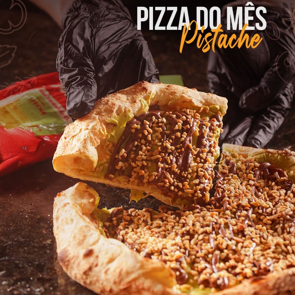 Pizza Pistache - 4 Fatias