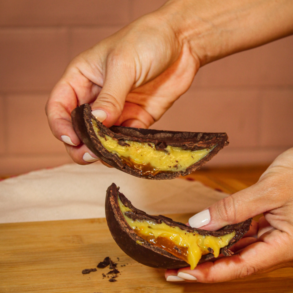 Ovo trufado de maracujá