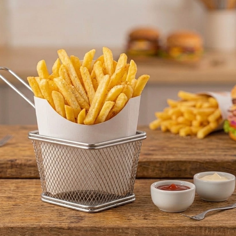 Batata frita pequena.