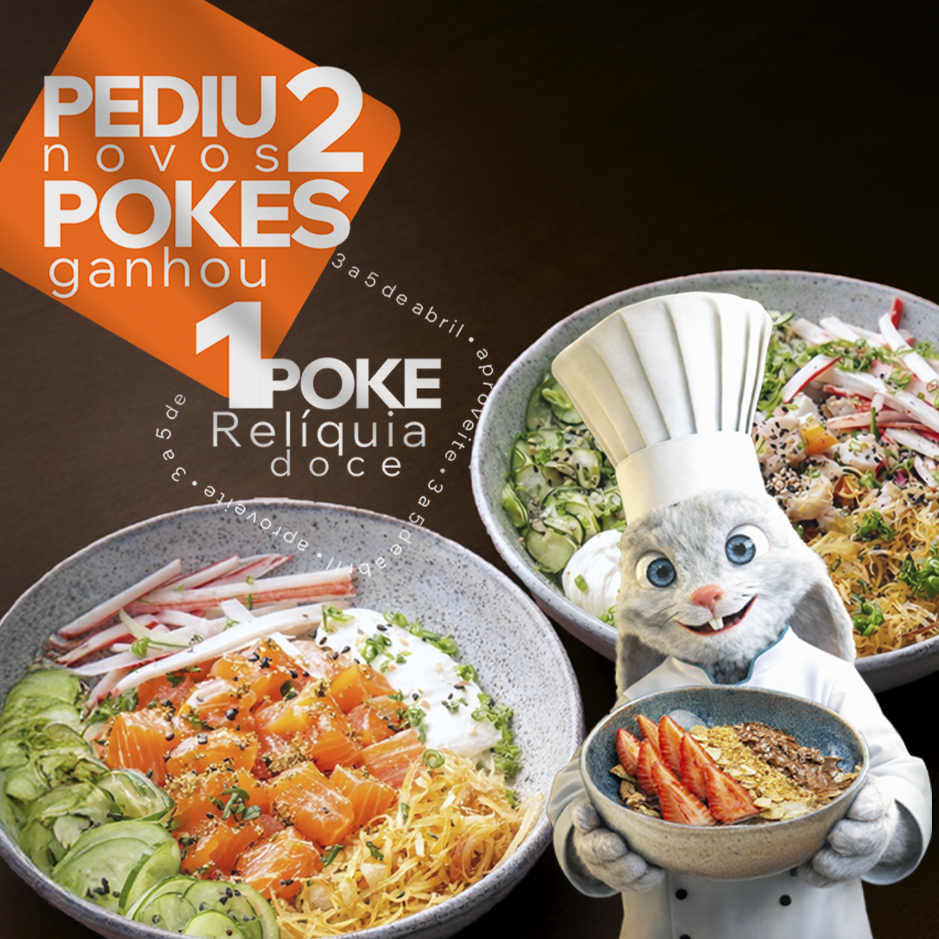 2 Mini Pokes - GANHE 1 Mini Relíquia Doce