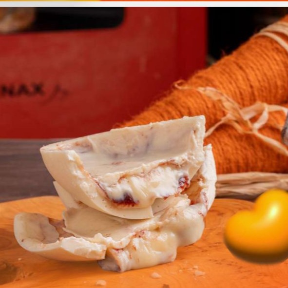 Ovo de Páscoa Recheado - Limão Siciliano com geleia de morango 🐇