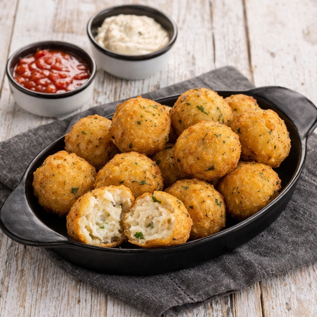 Porção: Bolinho de Bacalhau - 12 unidades