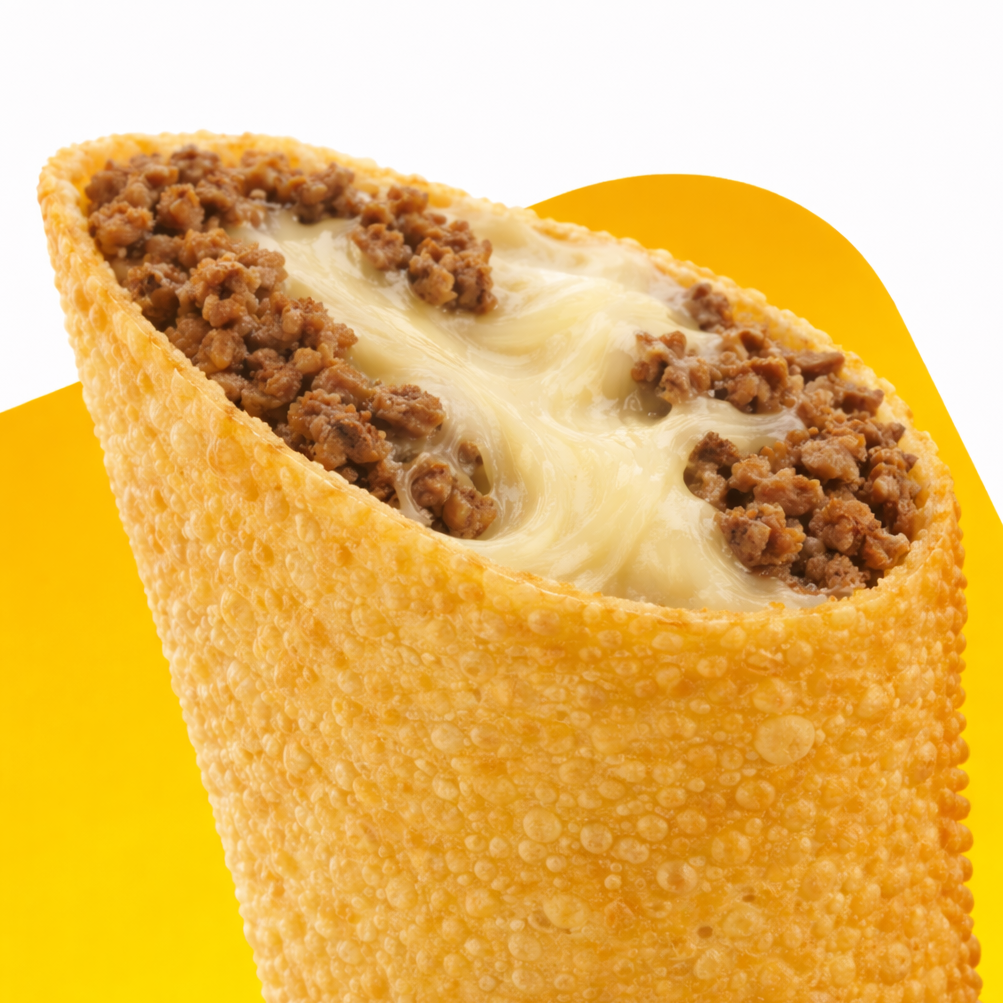 Pastel Carne e Queijo