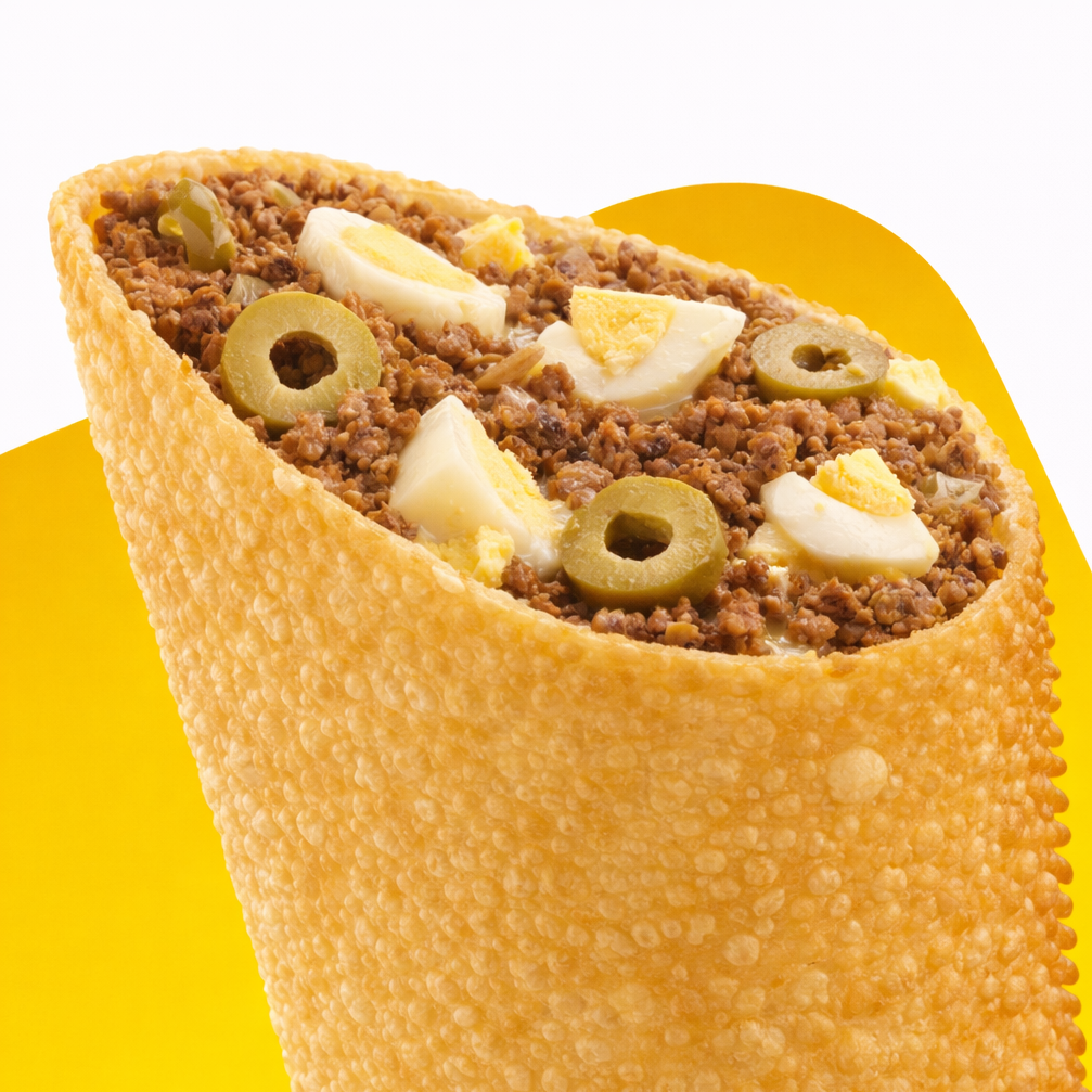 Pastel Carne, Ovo e Azeitona