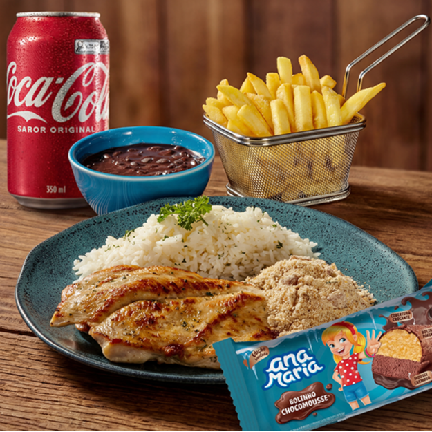 Frango Safado (P1) + 1 bebida + Chocomousse Grátis