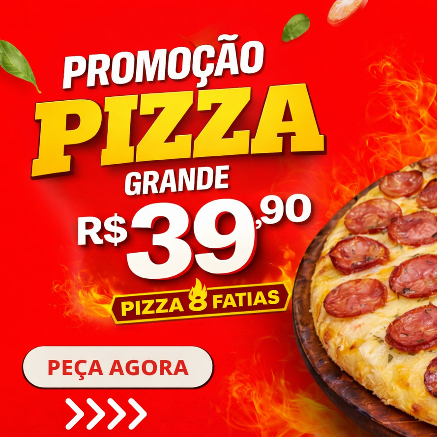 PROMOÇÃO PIZZA GRANDE