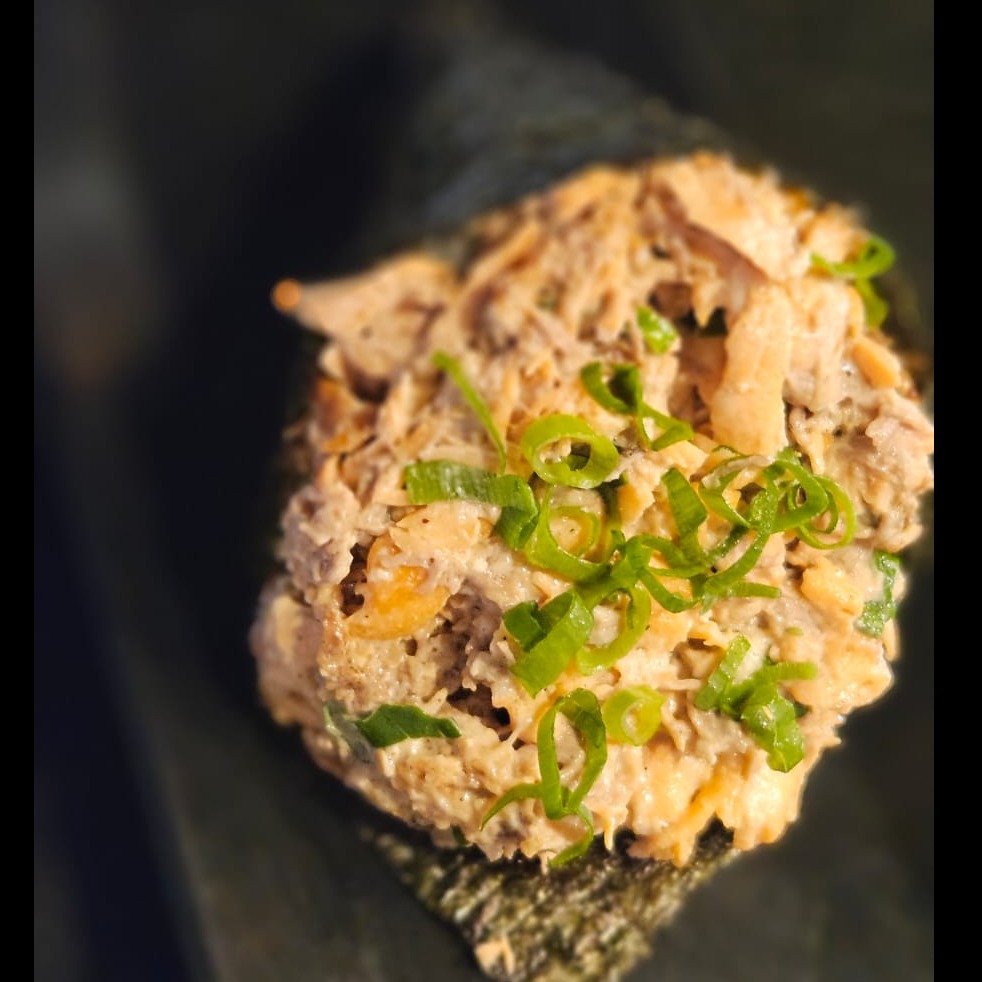 >>EM DOBRO<< Temaki Salmão Completo Grelhado