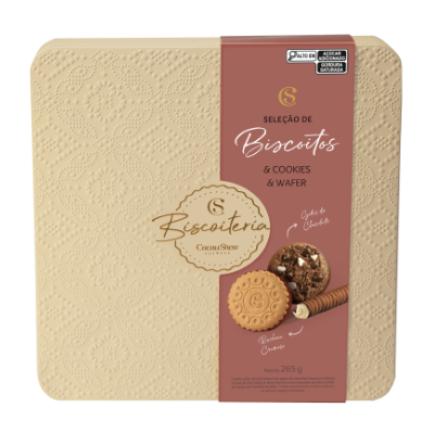 Lata de Biscoitos Tradicionais Sortidos 280g