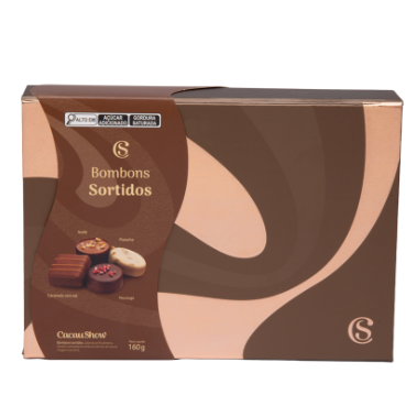 Caixa de Bombons Sortidos Cacau Show M 160g