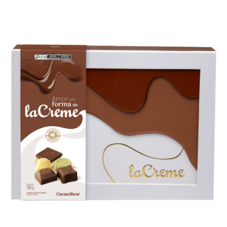 Caixa de Bombons e Tabletes laCreme Sortidos 260g