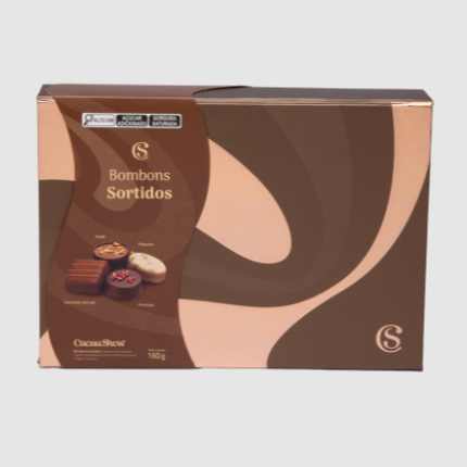 Caixa de Bombons Sortidos Cacau Show M 160g