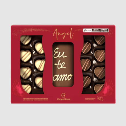 Caixa Artesanal de Bombons Delícias de Amor 153g