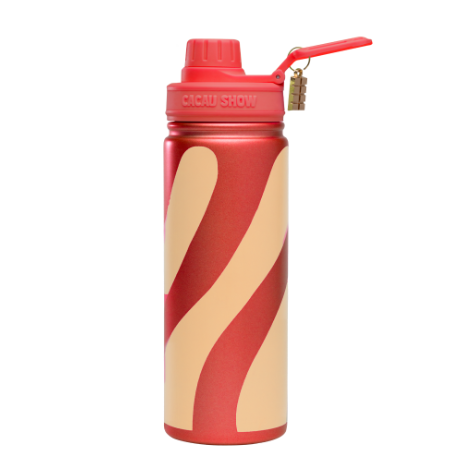 Garrafa Térmica Rosa Cacau Show