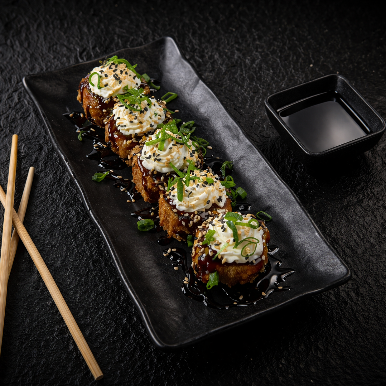 Hot Roll Premium de Salmão com Cream Cheese (5 peças)