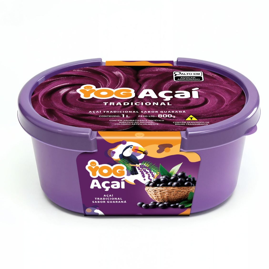 Açaí Tradicional - Pote 1,0L