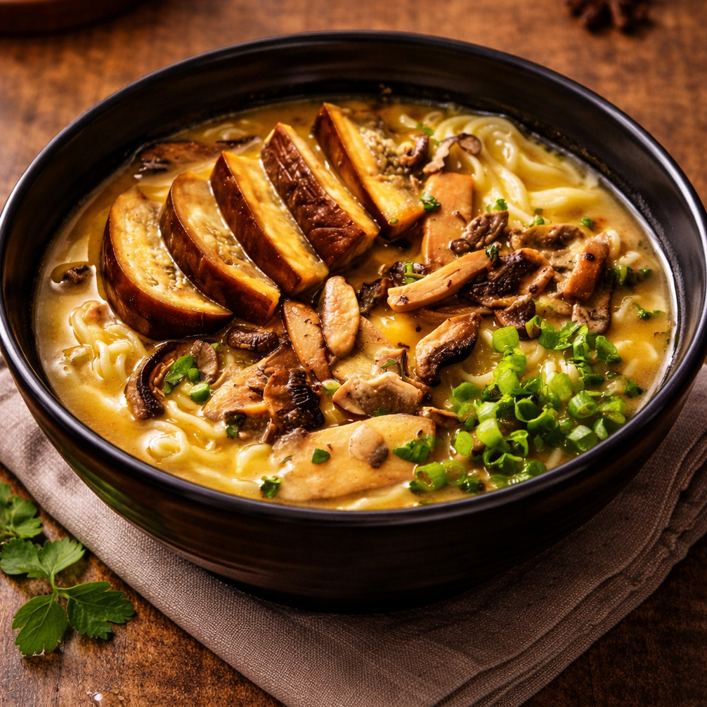 Lamen vegano satay/ Satay Vegan Ramen