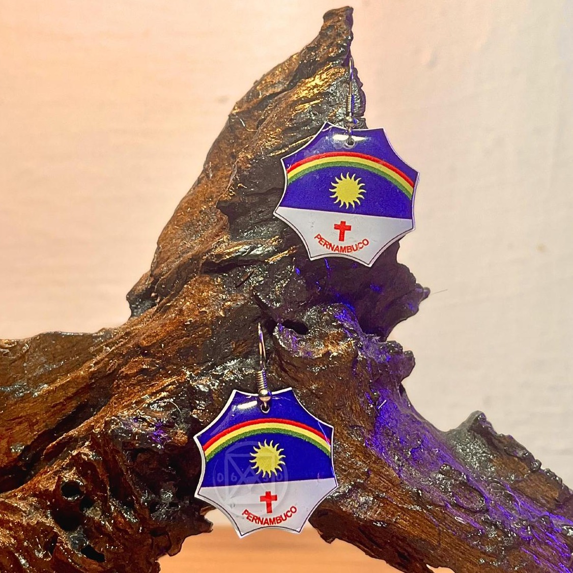 BRINCO BANDEIRA DO PERNAMBUCO - 1 PAR