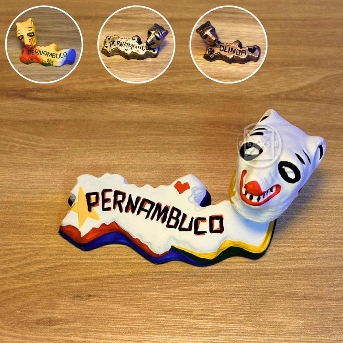 	MAPA DE PERNAMBUCO LUIZ LOPES C/ CABECA DE LA URSA - 1 UNID.