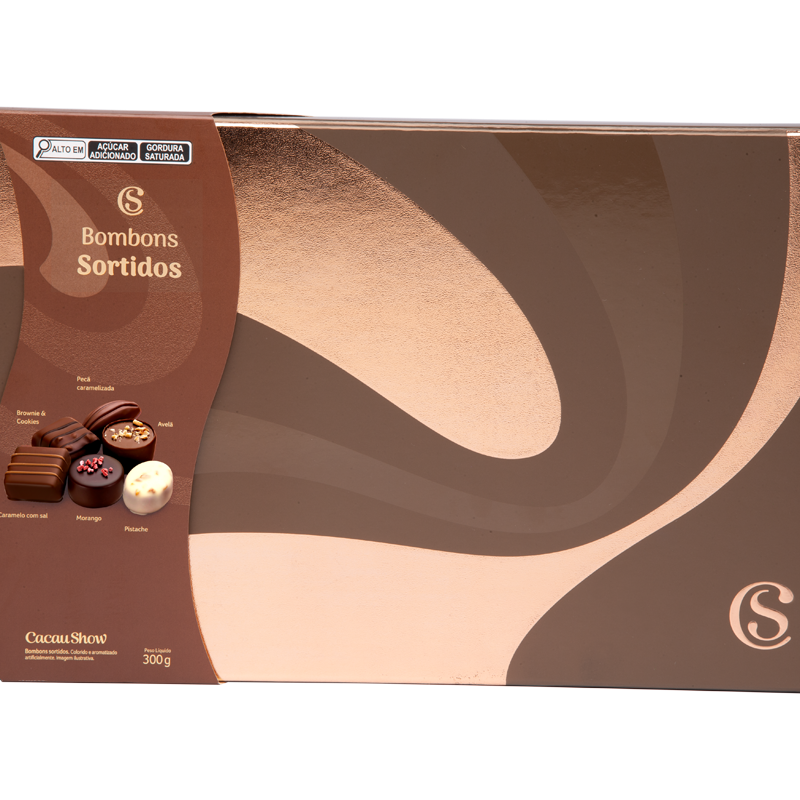 Caixa de Bombons Sortidos Cacau Show G 300g