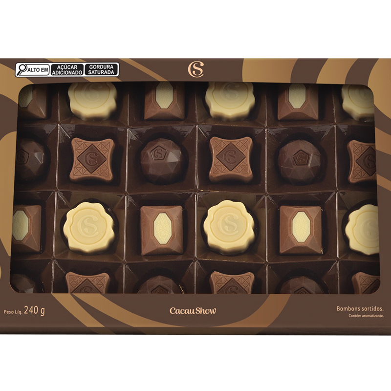 Caixa de Bombons Sortidos 240g