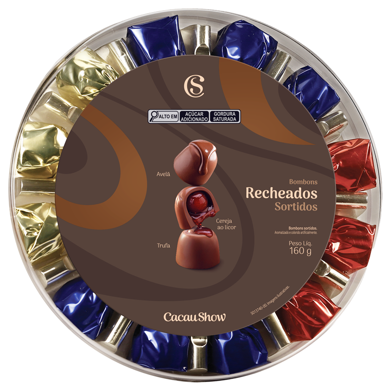 Bombons Clássicos Ao Leite Sortidos 160g