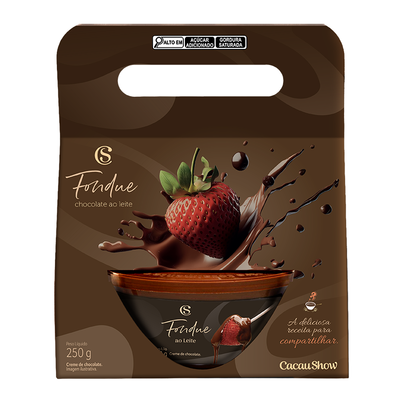 Fondue de Chocolate Ao Leite Cacau Show 250g