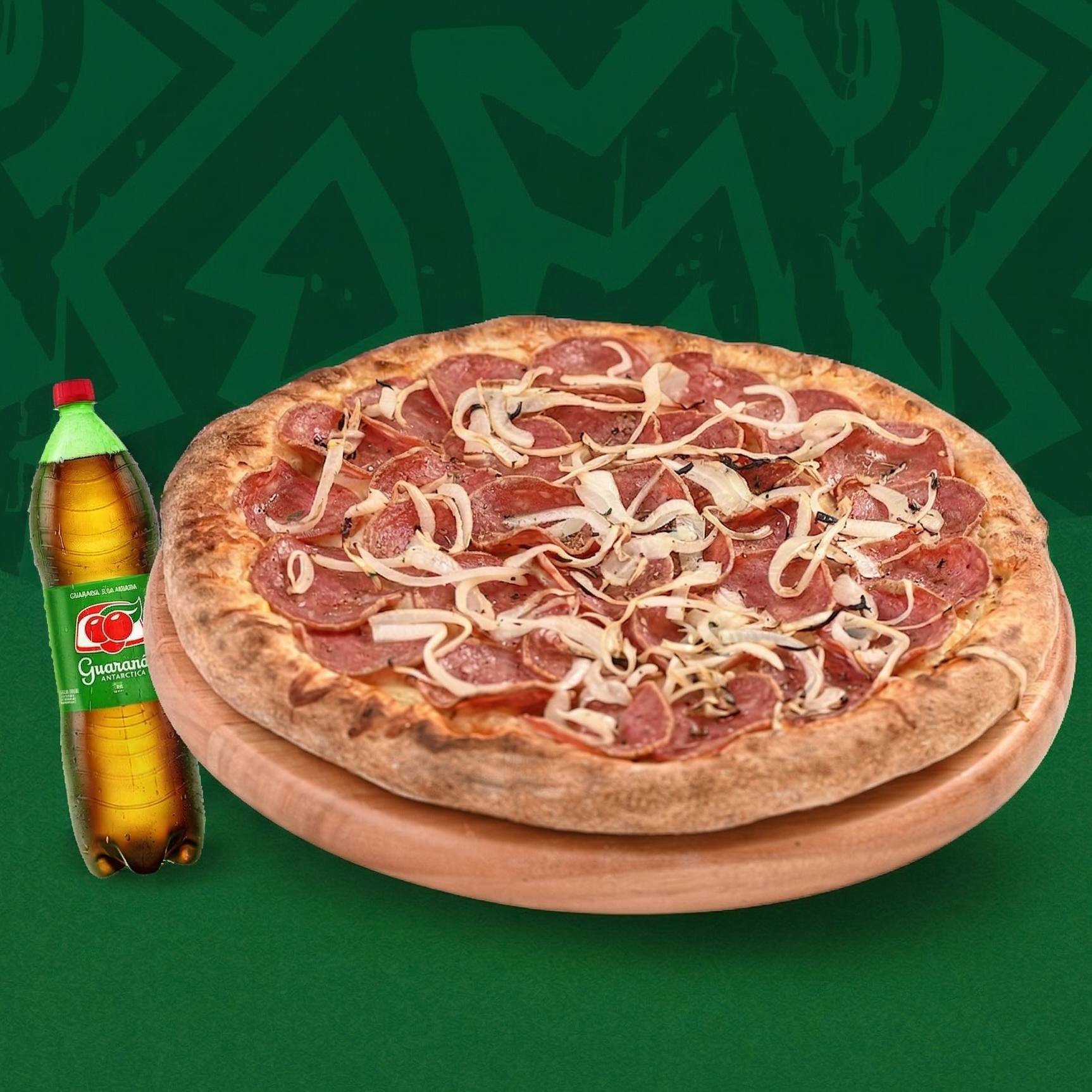 Pizza Calabresa Giga 40 cm + Refri 1.5L