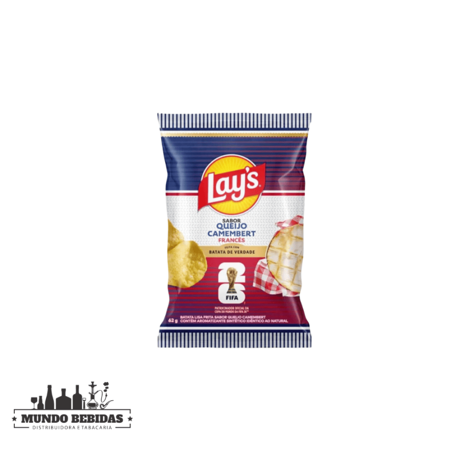 LAYS - QUEIJO CAMEMBERT FRANCES 62g