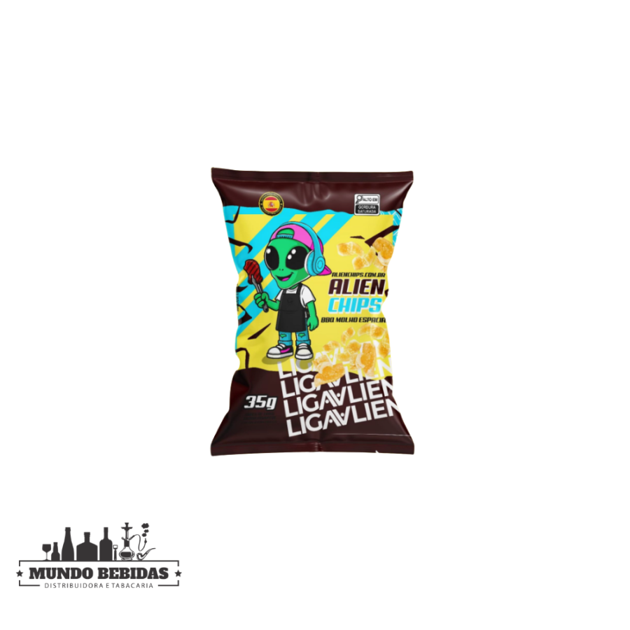 ALIEN CHIPS - BBQ MOLHO ESPACIAL 35G